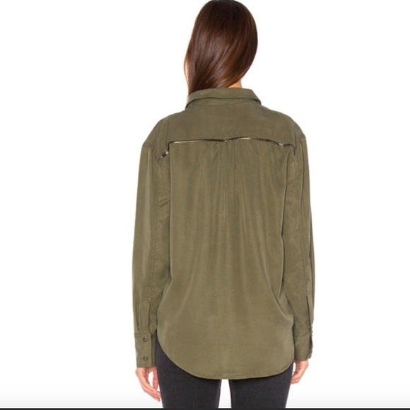 FREE People Women's Moss Off Campus Button Down Shirt Small - Picture 2 of 10